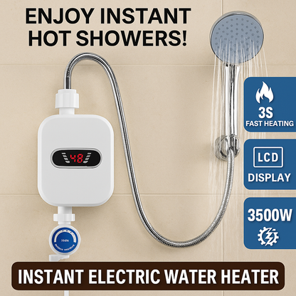 Chauffe-eau Instantané Électrique – Eau chaude instantanée pour salle de bain &amp; cuisine
