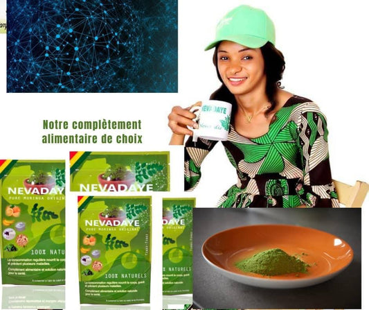 la poudre de Moringa 100% naturelle