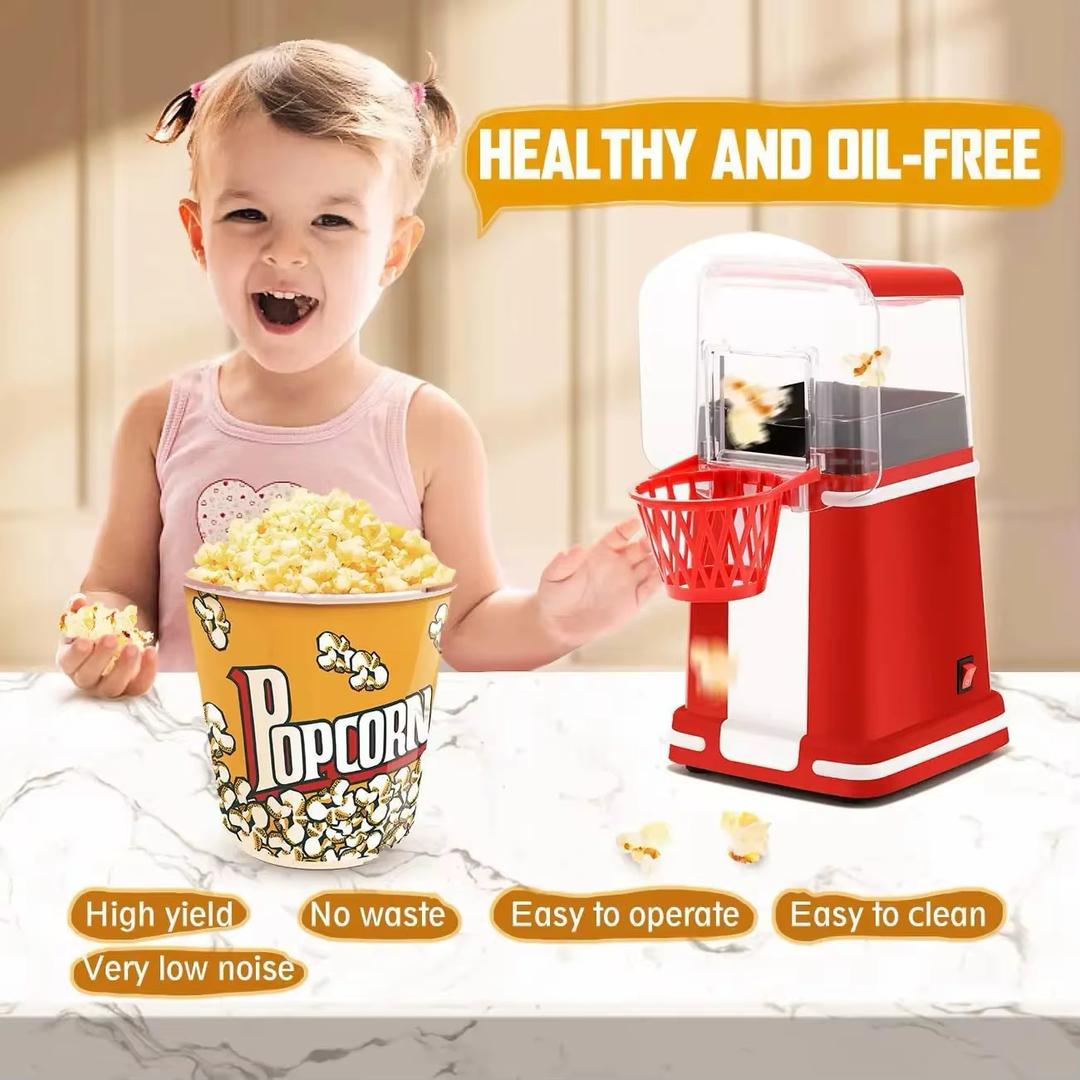 Machine à Pop-Corn Électrique - Sain et Sans Huile