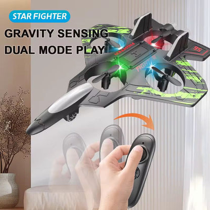 Star Fighter – Avion Drone Télécommandé à Double Mode