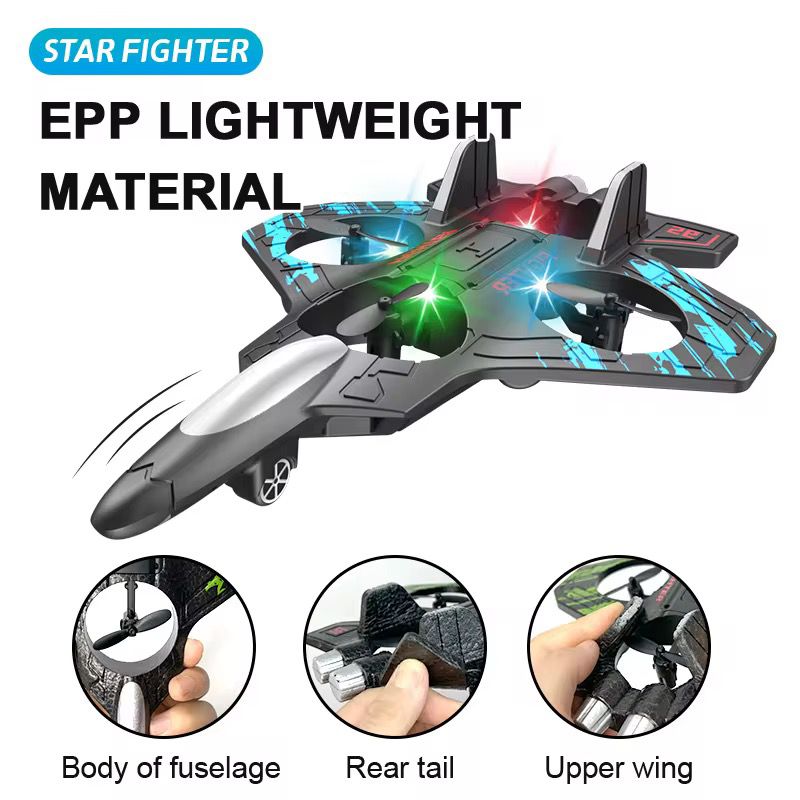 Star Fighter – Avion Drone Télécommandé à Double Mode