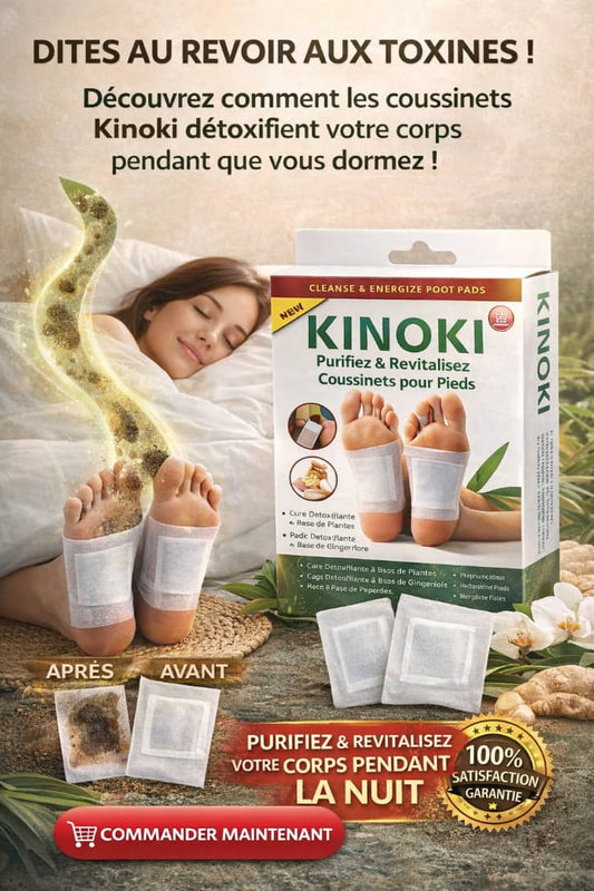 🧼 Kinoki – Patchs Détox pour les Pieds