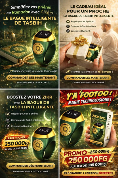 Boostez votre zikr &amp; restez connecté à votre foi