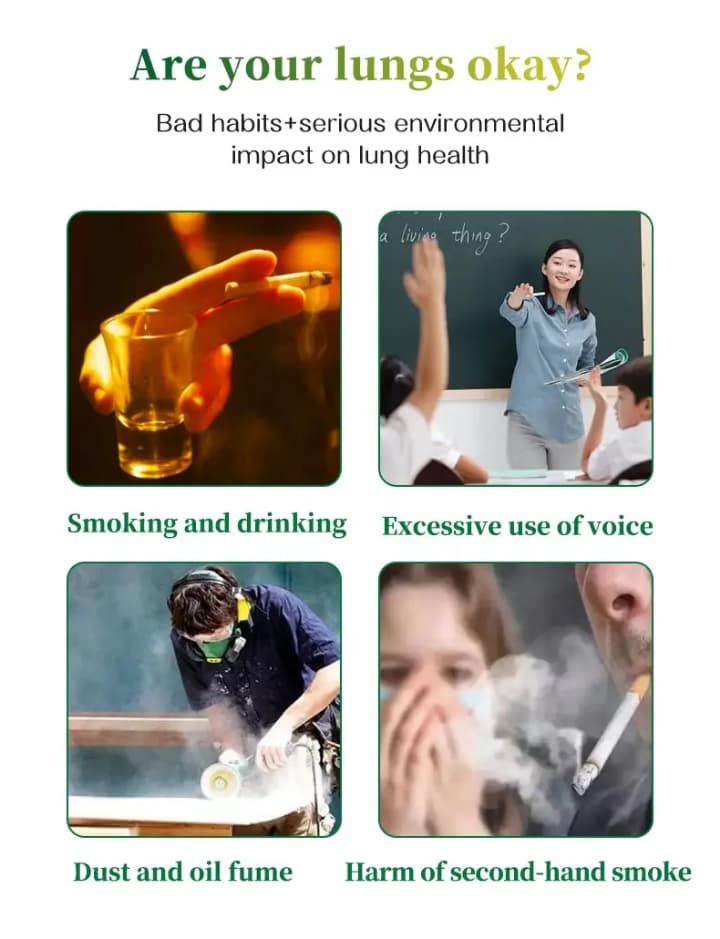 Thé pour fumeurs de poumons 100% naturel Pour la santé pulmonaire