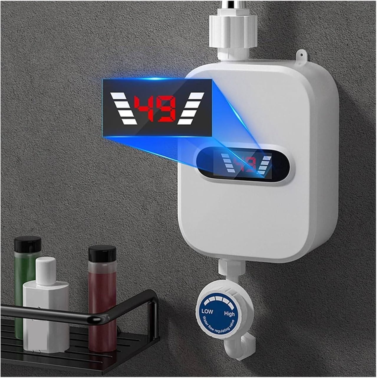 Chauffe-eau Instantané Électrique – Eau chaude instantanée pour salle de bain &amp; cuisine